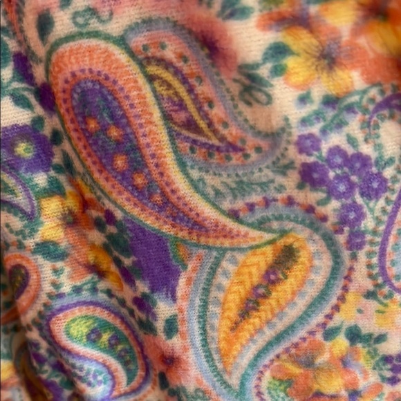 Rare Vintage 80's Blazer in a Vibrant Paisley Proint - Picture 5 of 8